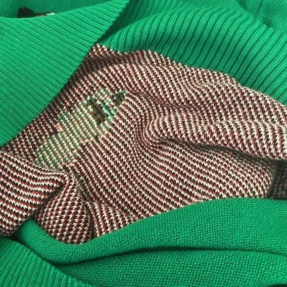 Disney Men's Santa Mickey Mouse Sweater, Christmas Sweater Green XL - Picture 4 of 5